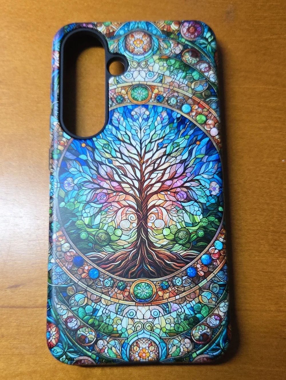 Decorative Tree of Life Galaxy S25 Phone Case - Multicolor